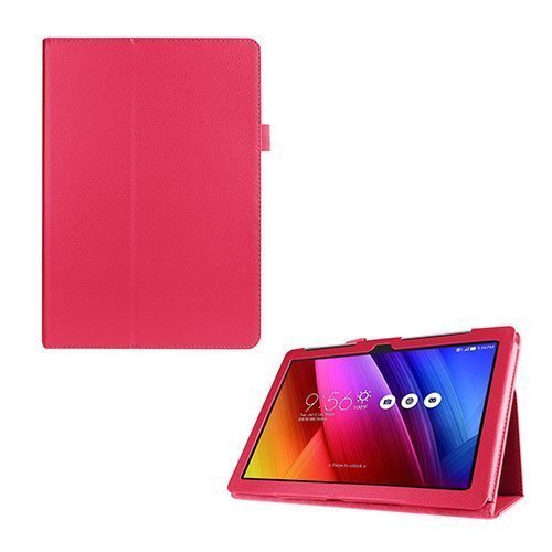 Gaarder Asus Zenpad 10 Nahkakotelo Standillä Kuuma Pinkki