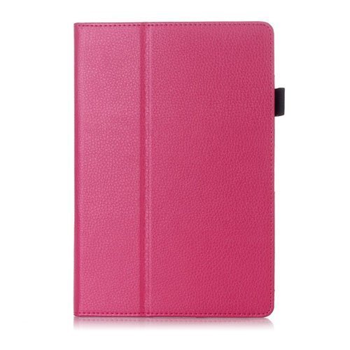 Gaarder Lenovo Ideatab A10-70 Leather Stand Case Hot Pink