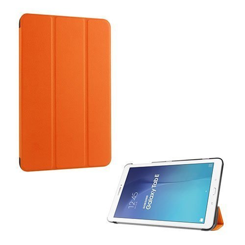 Gaarder Lines Samsung Galaxy Tab E 9.6 Nahkakotelo Standillä Oranssi
