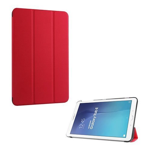 Gaarder Lines Samsung Galaxy Tab E 9.6 Nahkakotelo Standillä Punainen