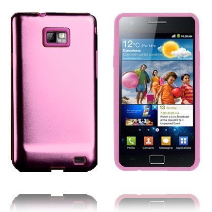 Galaxy S 2 Guard Vaaleanpunainen Samsung Galaxy S2 Suojakuori