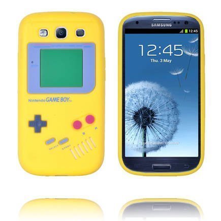 Game Boy Keltainen Samsung Galaxy S3 Silikonikuori