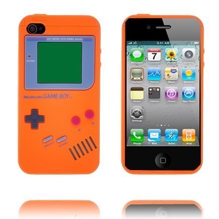Game Boy Oranssi Iphone 4 Silikonikuori