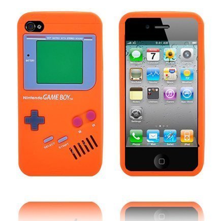 Game Boy Oranssi Iphone 4s Silikonikuori