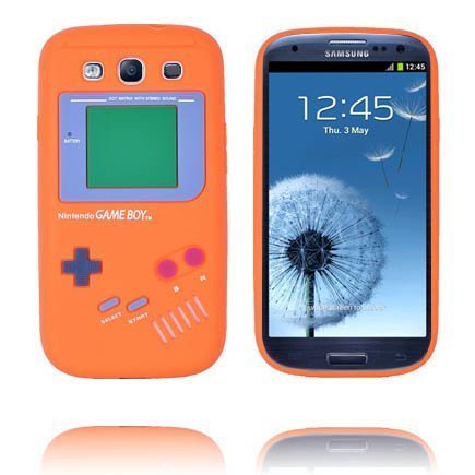 Game Boy Oranssi Samsung Galaxy S3 Silikonikuori