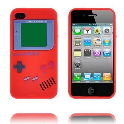 Game Boy Punainen Iphone 4 Silikonikuori