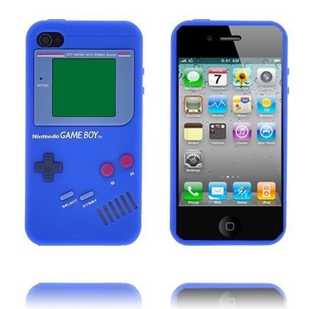 Game Boy Sininen Iphone 4 Silikonikuori