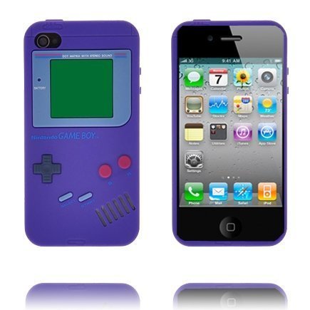 Game Boy Violetti Iphone 4 Silikonikuori