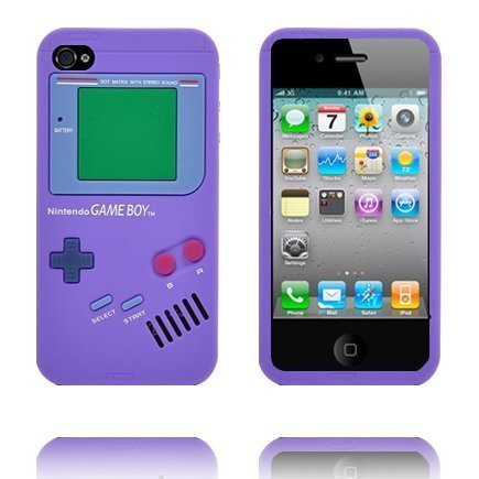Game Boy Violetti Iphone 4s Silikonikuori