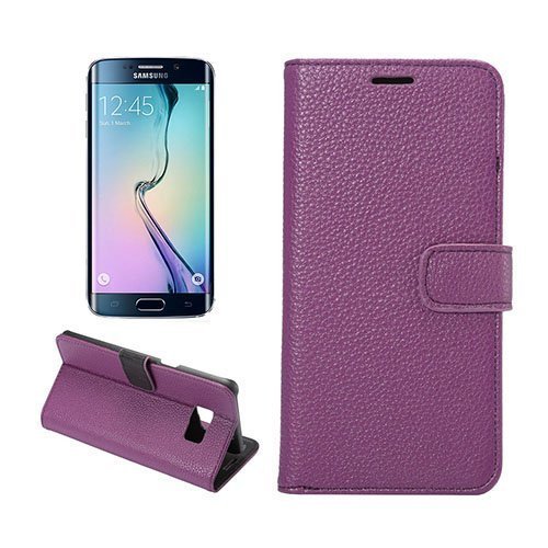Garborg Samsung Galaxy S6 Edge Plus Nahkakotelo Violetti