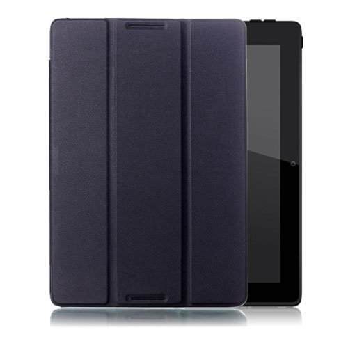 Garff Lenovo Ideatab A10-70 Leather Tri-Fold Case Black