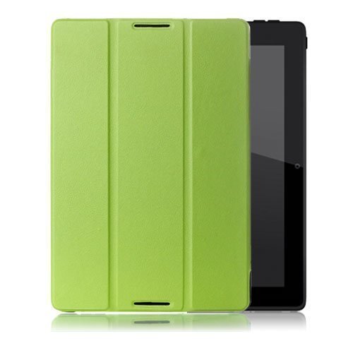 Garff Lenovo Ideatab A10-70 Leather Tri-Fold Case Green