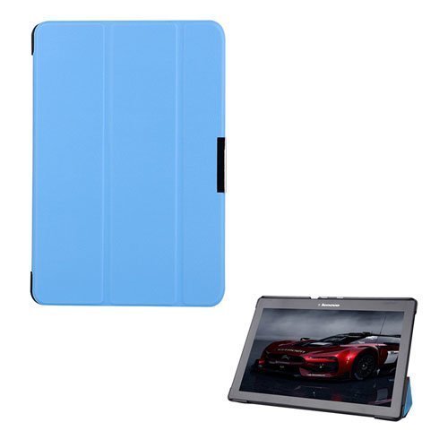 Garff Lenovo Tab 2 A10-70 Leather Case With Stand Light Blue