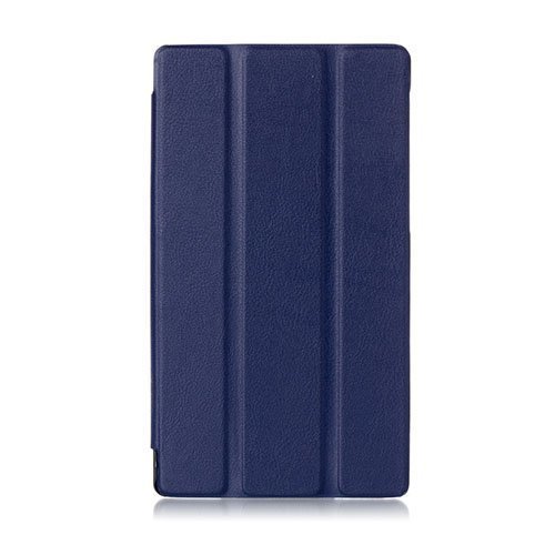 Garff Lenovo Tab 2 A7-10 Smart Fold Leather Case With Stand Blue