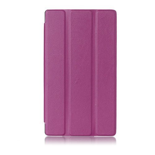 Garff Lenovo Tab 2 A7-10 Smart Fold Leather Case With Stand Purple