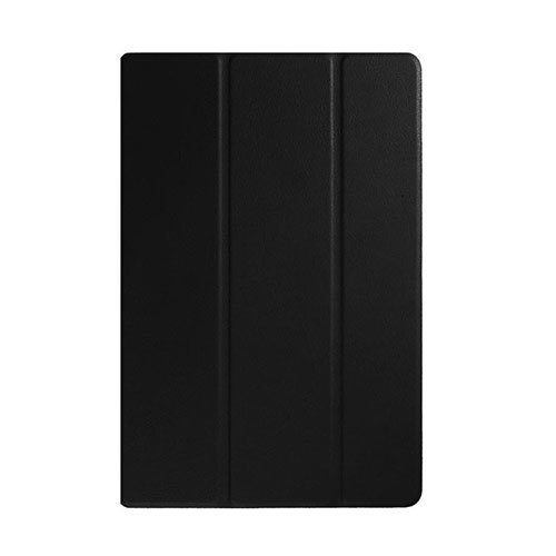 Garff Silk Sony Xperia Z4 Tabletti Kolmesti Taittuva Nahkakotelo Musta