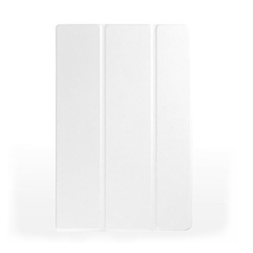 Garff Silk Sony Xperia Z4 Tabletti Kolmesti Taittuva Nahkakotelo Valkoinen