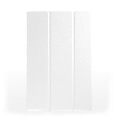 Garff Silk Sony Xperia Z4 Tabletti Kolmesti Taittuva Nahkakotelo Valkoinen
