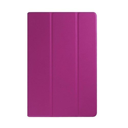 Garff Silk Sony Xperia Z4 Tabletti Kolmesti Taittuva Nahkakotelo Violetti
