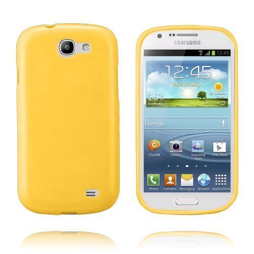 Gelcase Keltainen Samsung Galaxy Express Suojakuori