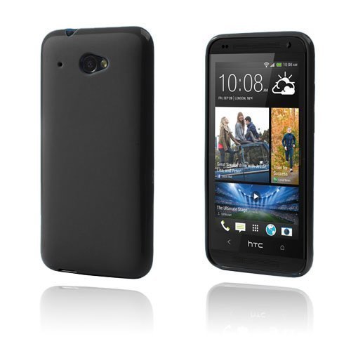 Gelcase Musta Htc Desire 601 Suojakuori