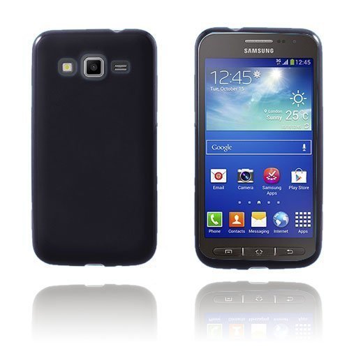 Gelcase Musta Samsung Galaxy Core Advance Suojakuori