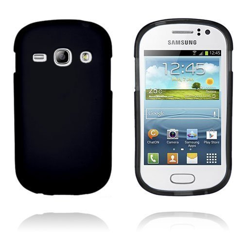 Gelcase Musta Samsung Galaxy Fame Suojakuori