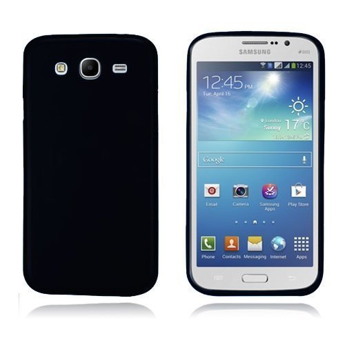 Gelcase Musta Samsung Galaxy Mega 5.8 Suojakuori