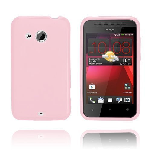 Gelcase Pinkki Htc Desire 200 Suojakuori