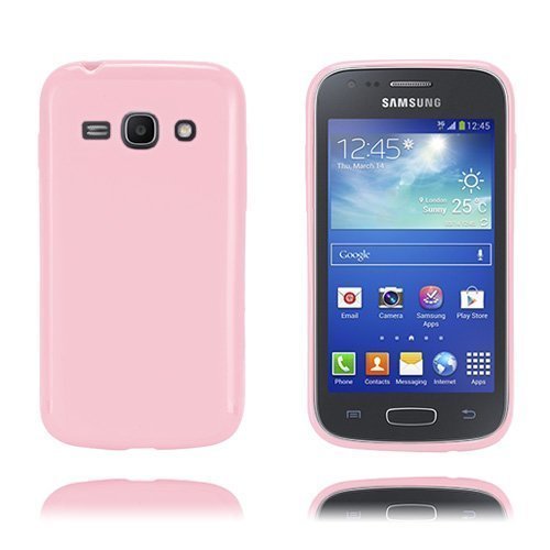 Gelcase Pinkki Samsung Galaxy Ace 3 Suojakuori