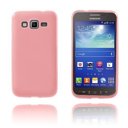 Gelcase Pinkki Samsung Galaxy Core Advance Suojakuori