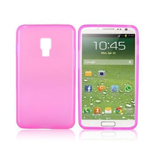 Gelcase Pinkki Samsung Galaxy S4 Suojakuori