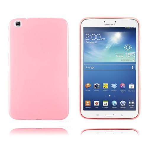 Gelcase Pinkki Samsung Galaxy Tab 3 8.0 Suojakuori