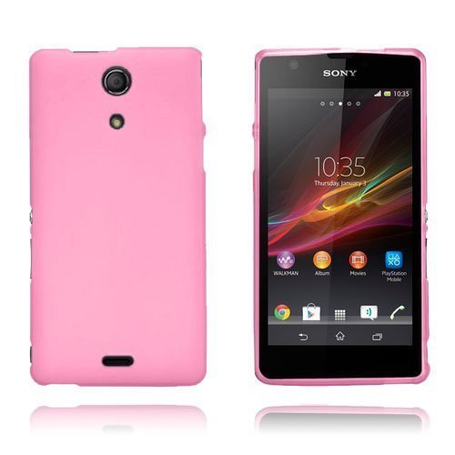 Gelcase Pinkki Sony Xperia Zr Suojakuori