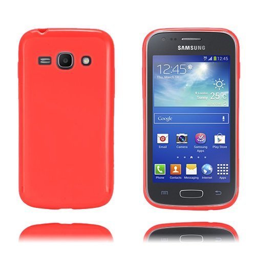 Gelcase Punainen Samsung Galaxy Ace 3 Suojakuori