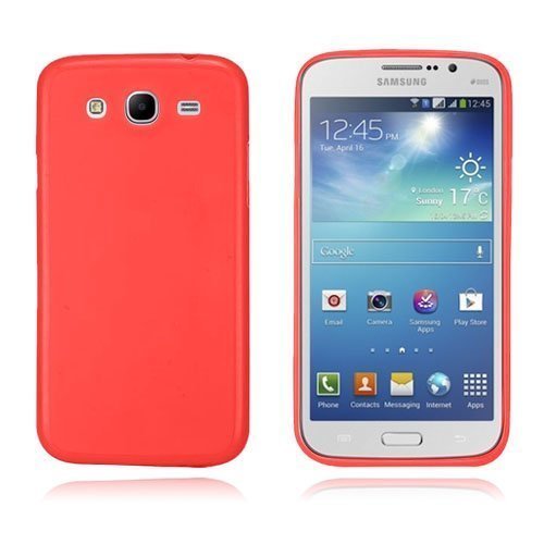 Gelcase Punainen Samsung Galaxy Mega 5.8 Suojakuori