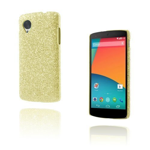 Glitter Kulta Google Nexus 5 Suojakuori