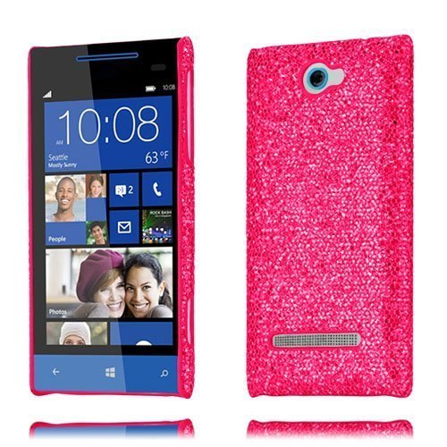 Glitter Kuuma Pinkki Htc 8s Suojakuori