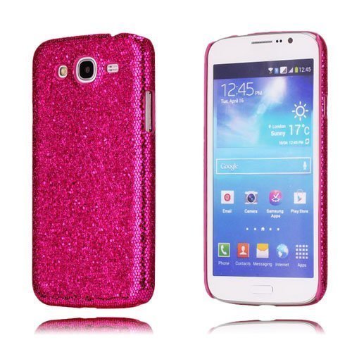 Glitter Pinkki Samsung Galaxy Mega 5.8 Suojakuori