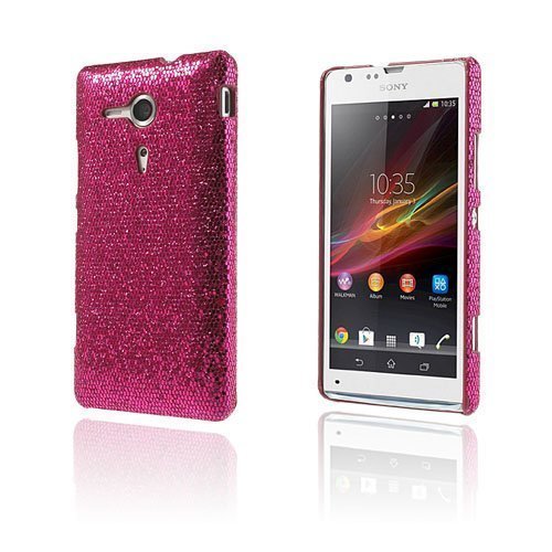 Glitter Pinkki Sony Xperia Suojakuori