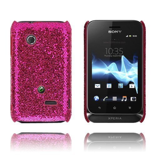 Glitter Pinkki Sony Xperia Tipo Suojakuori