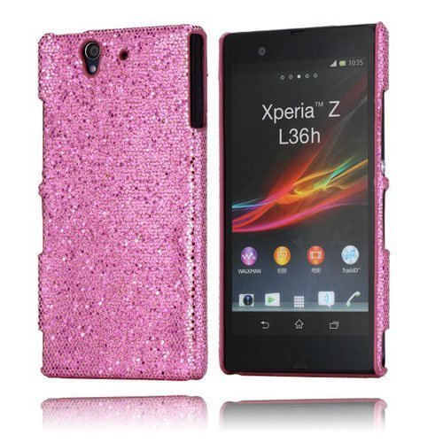 Glitter Pinkki Sony Xperia Z Suojakuori