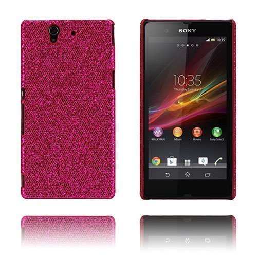 Glitter Pinkki Sony Xperia Z Suojakuori