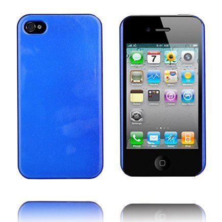 Glitter Sininen Iphone 4 / 4s Suojakuori