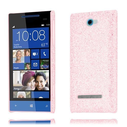 Glitter Vaaleanpunainen Htc 8s Suojakuori