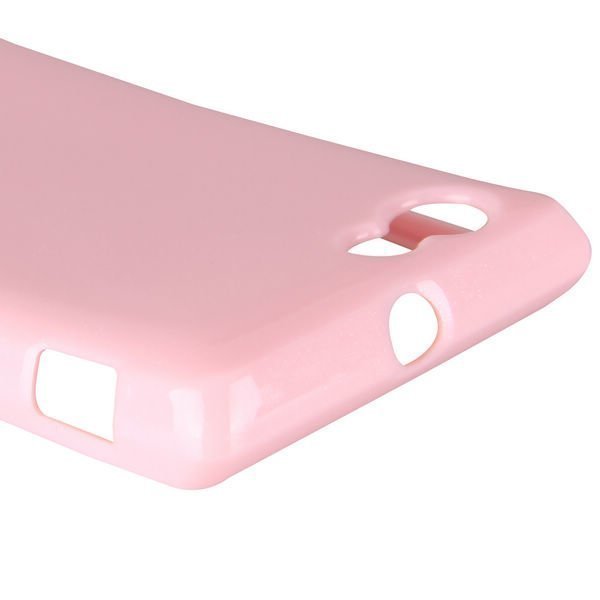 Glitter Vaaleanpunainen Sony Xperia J Suojakuori