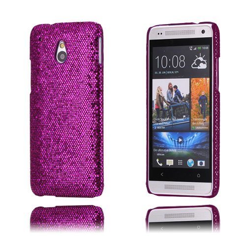 Glitter Violetti Htc One Mini Suojakuori