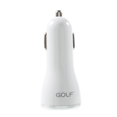 Golf Gf-C07 3-Porttinen Usb Älykäs Autolaturi Hopea