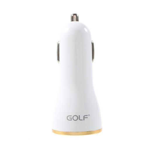 Golf Gf-C07 3-Porttinen Usb Älykäs Autolaturi Kulta