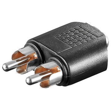 Goobay 3.5mm / 2 x RCA Audio Adapteri